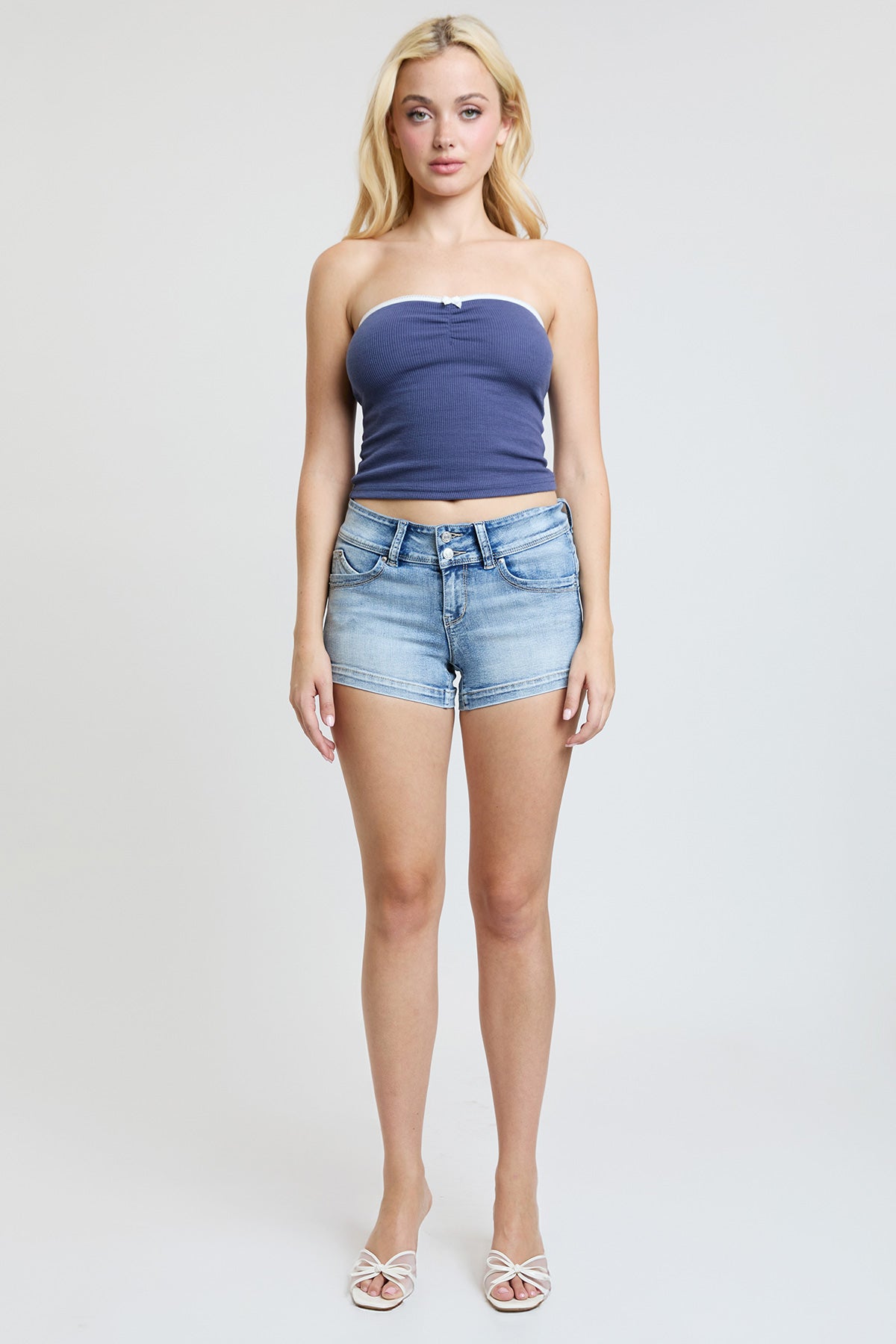 Women’s WannaBettaButt 2 Button Denim Shorts