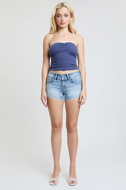 Women’s WannaBettaButt 2 Button Denim Shorts
