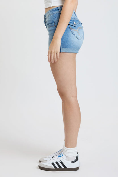 Women’s WannaBettaButt Cuffed Denim Shorts