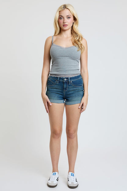 Women’s WannaBettaButt Cuffed Denim Shorts