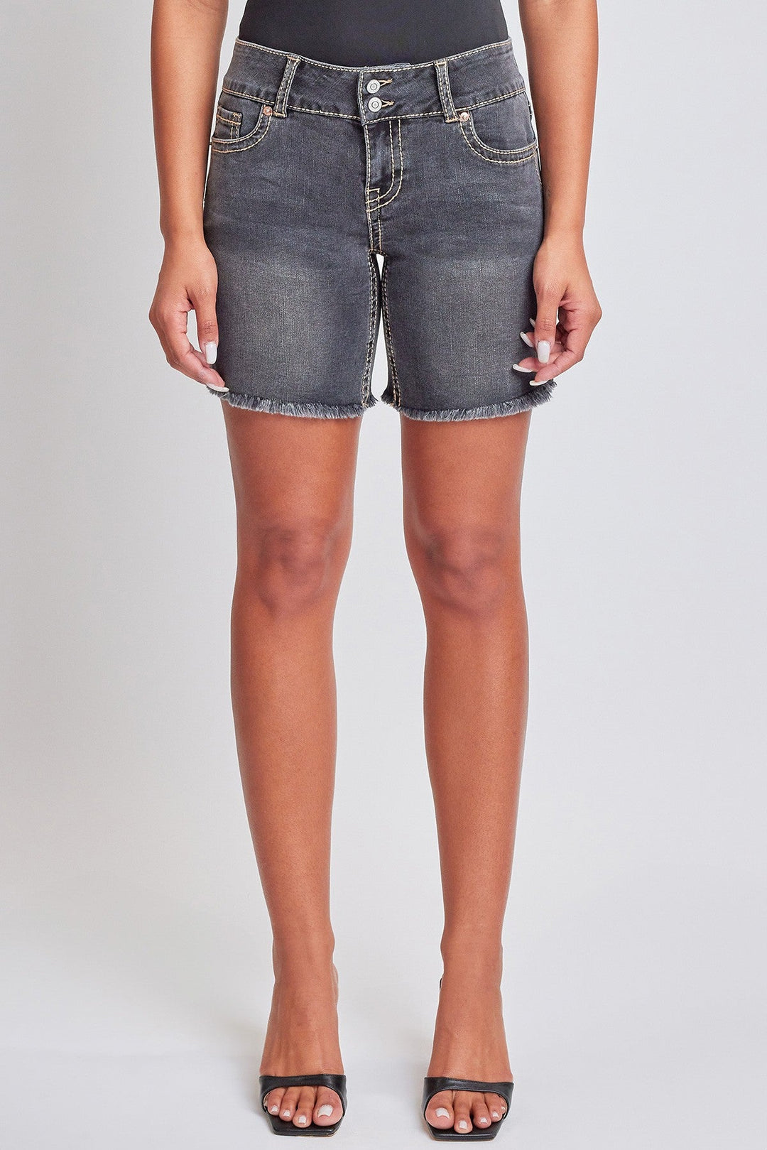 Women's Heavy Stitch 2 Button Long Shorts
