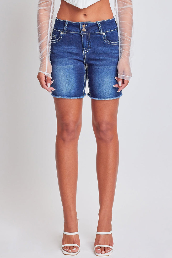 Women's Heavy Stitch 2 Button Long Shorts