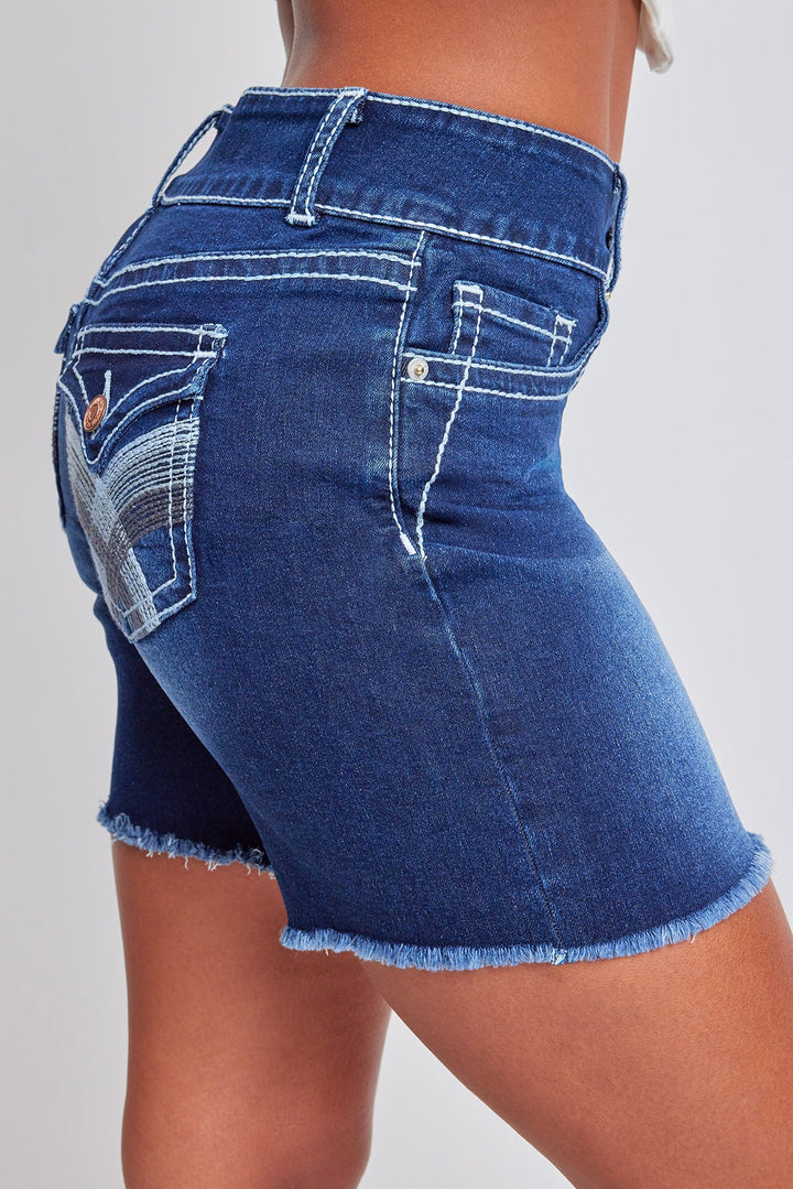 Women's Heavy Stitch 2 Button Long Shorts