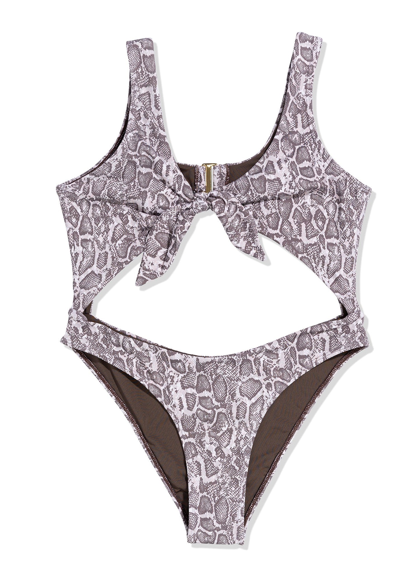 Front Knot One-Piece - Siena | Wild Venom