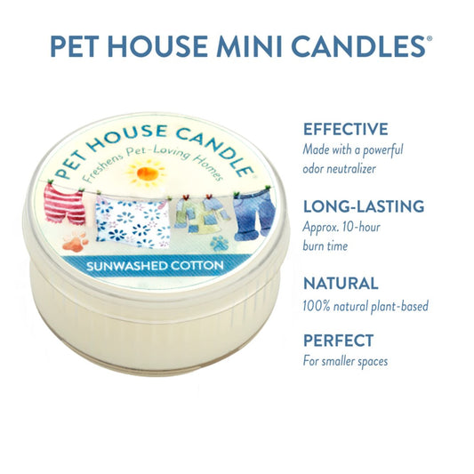 Sunwashed Cotton Mini Candle