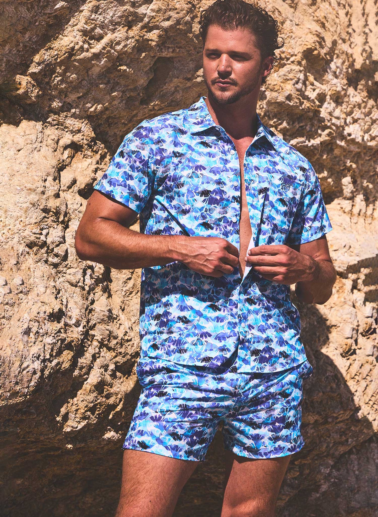 Men's Button-Down Shirt | Saltwater Petals