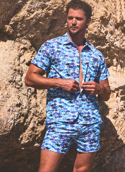 Men's Button-Down Shirt | Saltwater Petals