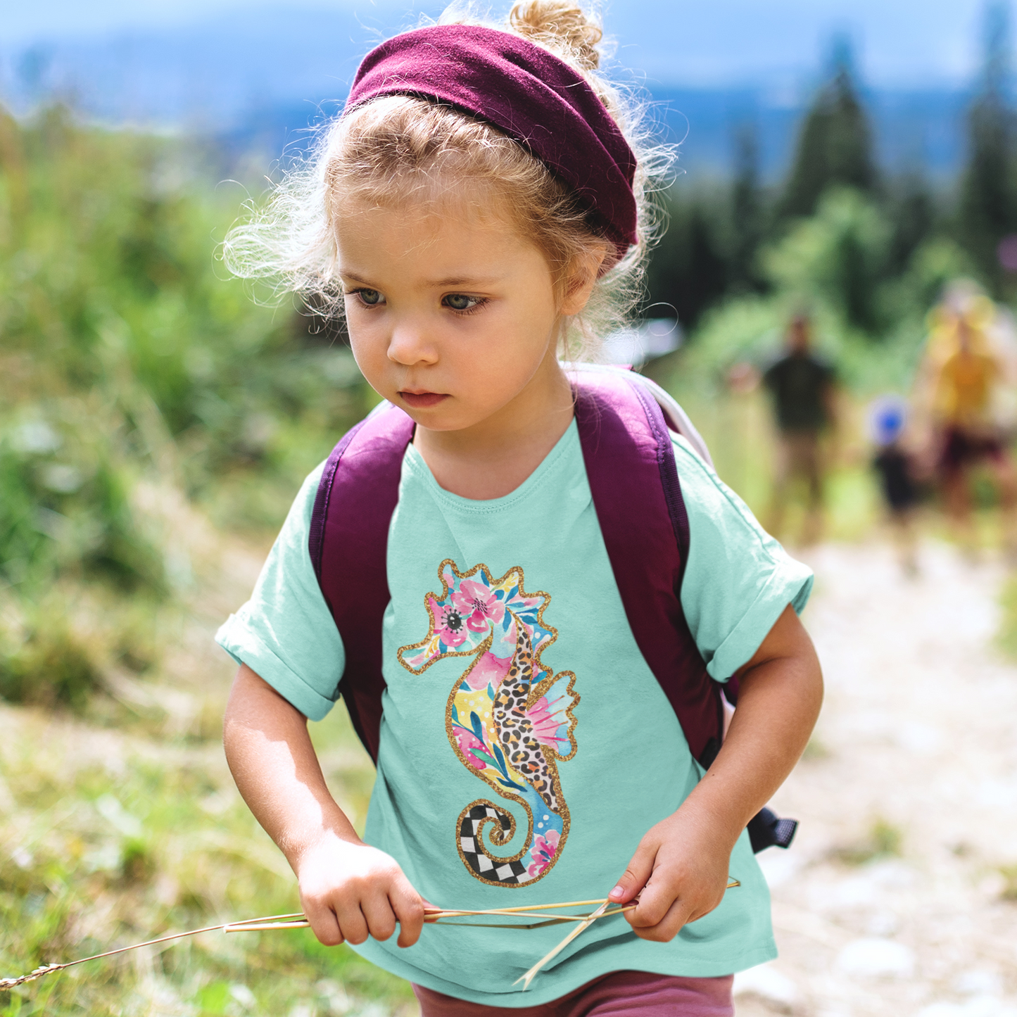 Fancy the Seahorse Toddler/Youth Graphic Tee