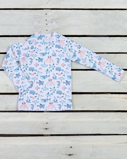 Sea Life Gingham Sun Shirt