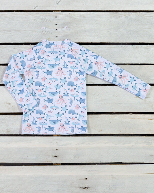 Sea Life Gingham Sun Shirt
