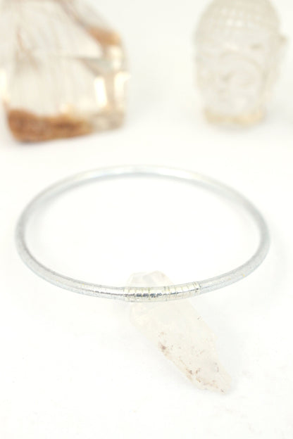 Thin Thai Buddhist Temple Bracelets, Rose Gold, Gold, Silver Mantra Bangle, Sizes Available
