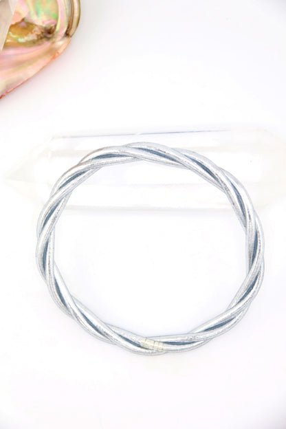 Twisted Thai Buddhist Temple Bracelets, Mantra Bangle, Kumlai, Colors & Sizes Available