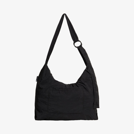 Black - Large Slouchy Shoulder Bag