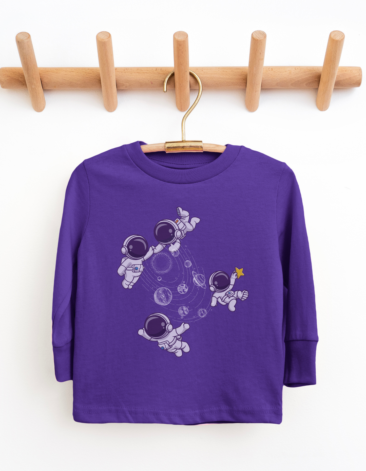 Spaced Out Youth & Toddler Long Sleeve Graphic Tee