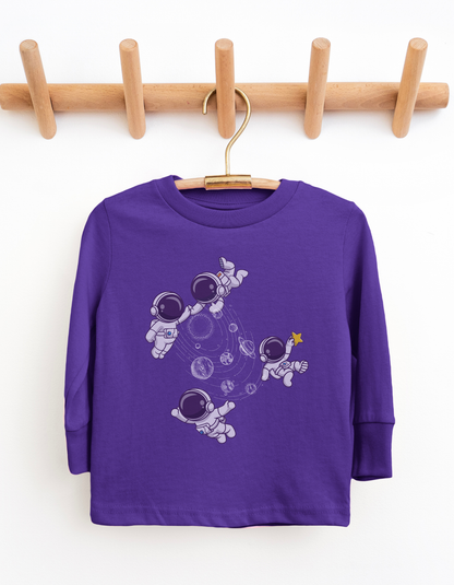 Spaced Out Youth & Toddler Long Sleeve Graphic Tee
