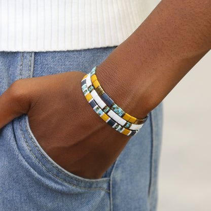 INDIE - Tila Bead Bracelet Stack