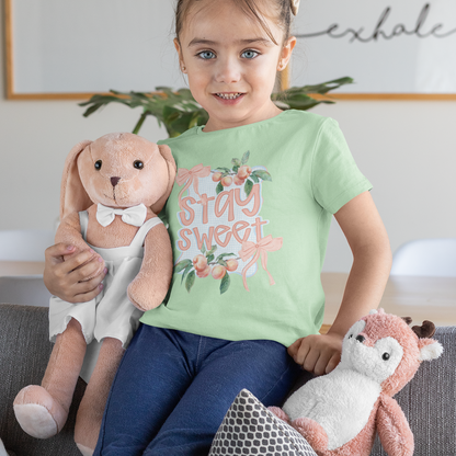 Stay Sweet Peach Graphic Tee