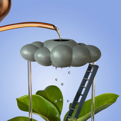 Stormy Dripping Rain Cloud with Ladder Charm