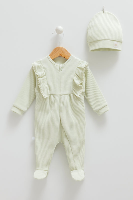 Mint Onesie and Beanie