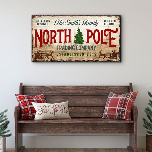 Christmas Trading Co Sign