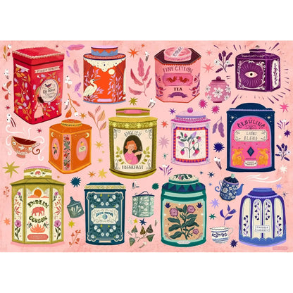 Tea Tin Treasures 1000 Piece Jigsaw Puzzle Cobble Hill