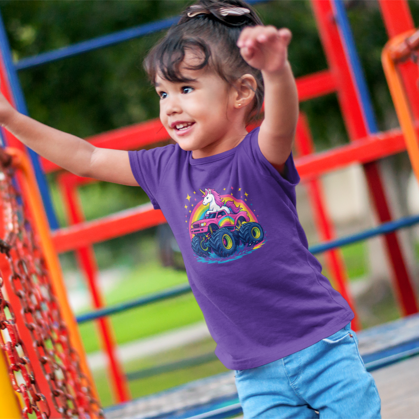 Unicorn Monster Jam Toddler Graphic Tee