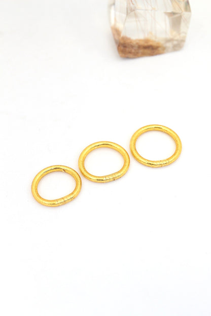 Thai Buddhist Temple Rings, Rush, Colorful Kumlai, Sizes Available