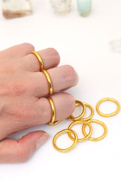 Thai Buddhist Temple Rings, Rush, Colorful Kumlai, Sizes Available