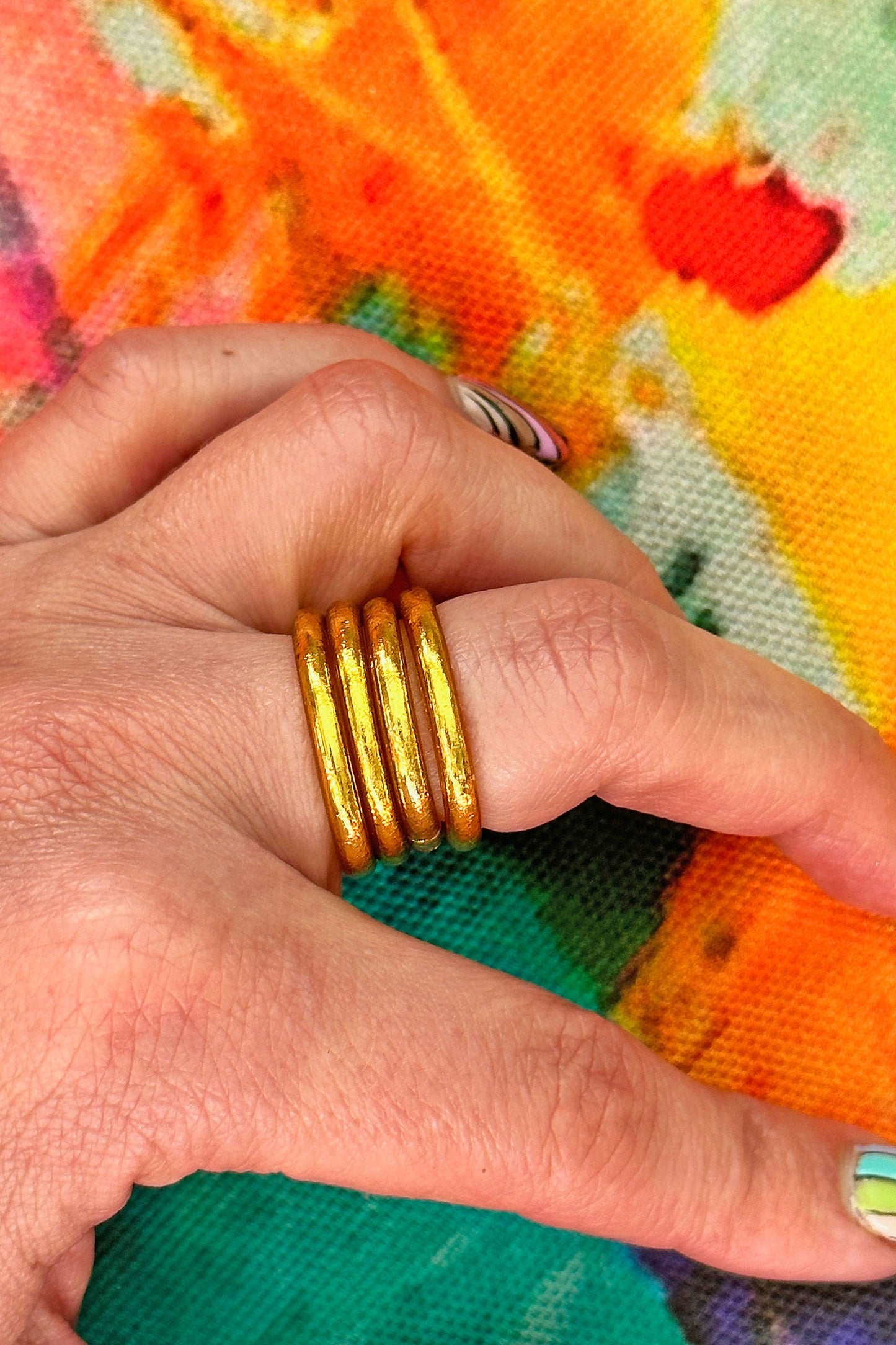 Thai Buddhist Temple Rings, Waterproof, New Colors