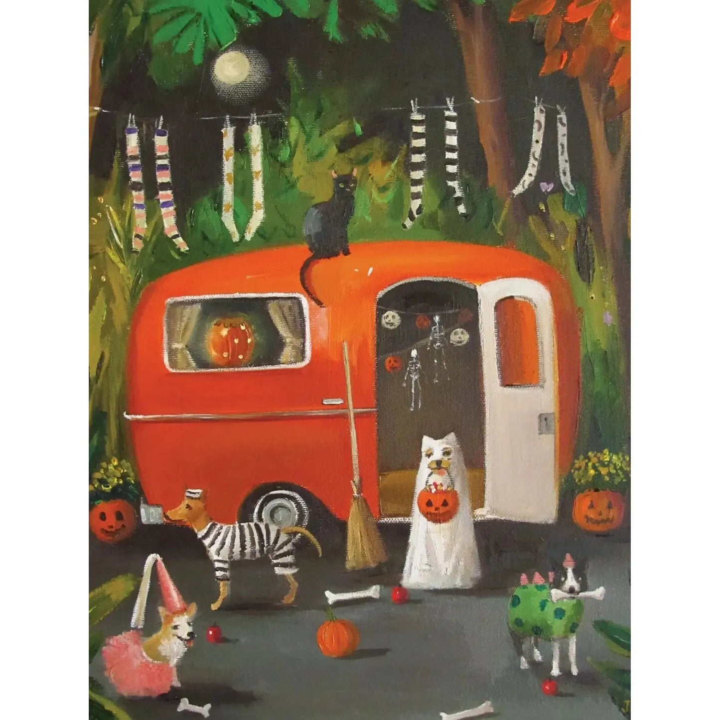 The Dogs of Halloween 500 Piece Jigsaw Puzzle NYPC