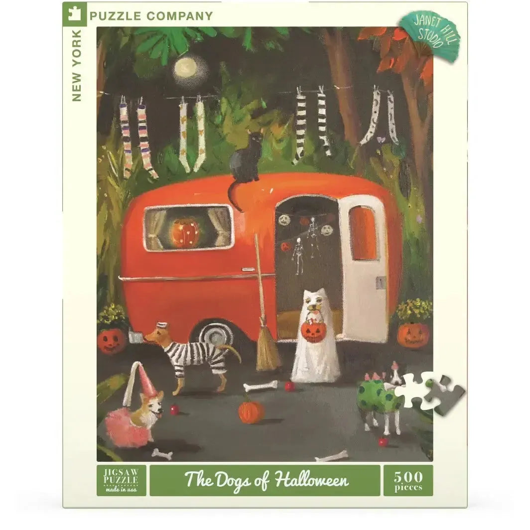 The Dogs of Halloween 500 Piece Jigsaw Puzzle NYPC