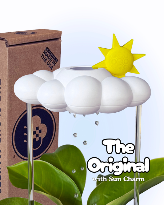 Original Dripping Rain Cloud with Sun Charm