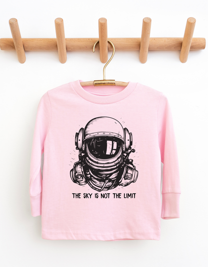 The Sky Is Not The Limit Youth & Toddler Long Sleeve Graphic Tee