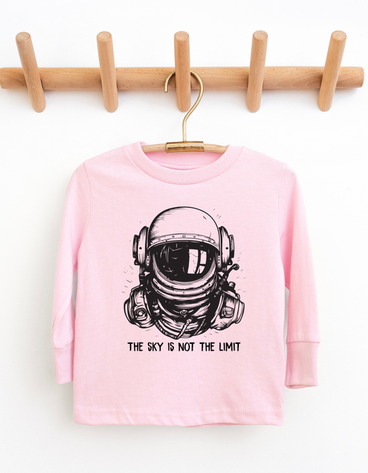 The Sky Is Not The Limit Youth & Toddler Long Sleeve Graphic Tee
