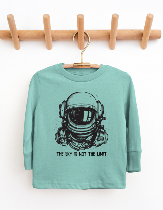 The Sky Is Not The Limit Youth & Toddler Long Sleeve Graphic Tee