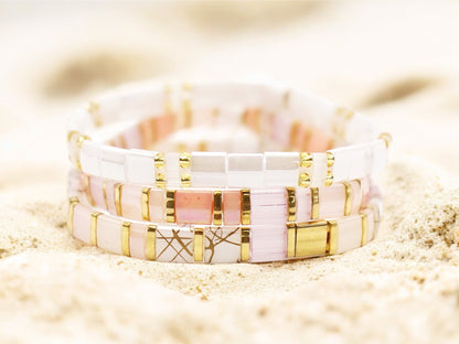 TOTALLY CHIC - Beaded Bracelets - Set of 3