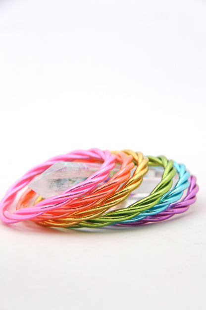 Twisted Thai Buddhist Temple Bracelets, Mantra Bangle, Kumlai, Colors & Sizes Available