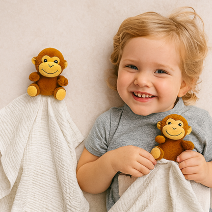 Me Lovey™ - Monkey Lovey Security Blanket