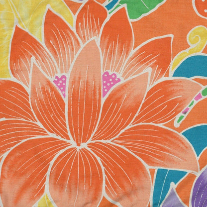 Pet Collar Scarf - Jams Dwarfana Natural & Dragon Fly Orange