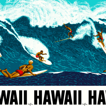 Farmers' Market Bag - Big Wave