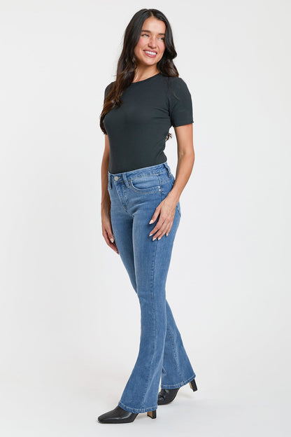 Women's High Rise Curve Confidence WannaBettaButt Bootcut Jeans