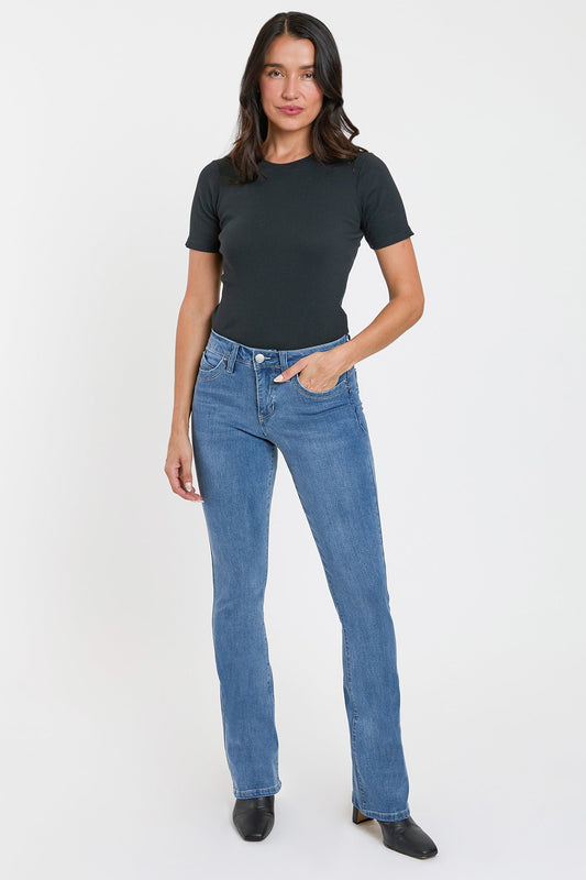 Women's High Rise Curve Confidence WannaBettaButt Bootcut Jeans