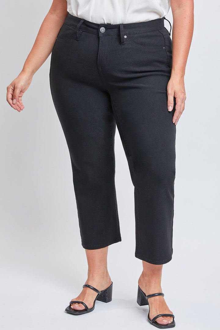 Women's Plus Hyperstretch Cropped Wide Leg Pants
