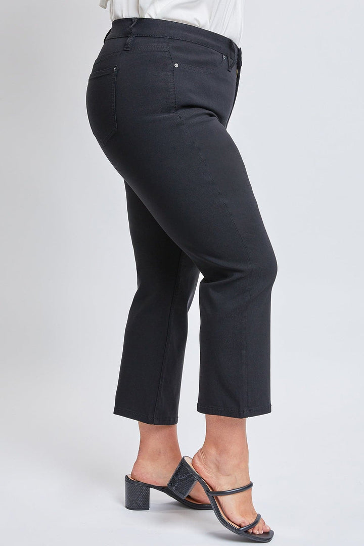 Women's Plus Hyperstretch Cropped Wide Leg Pants