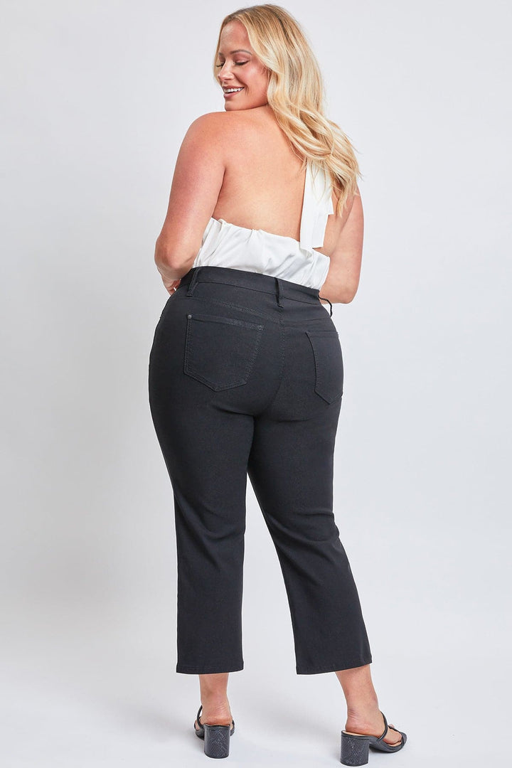 Women's Plus Hyperstretch Cropped Wide Leg Pants