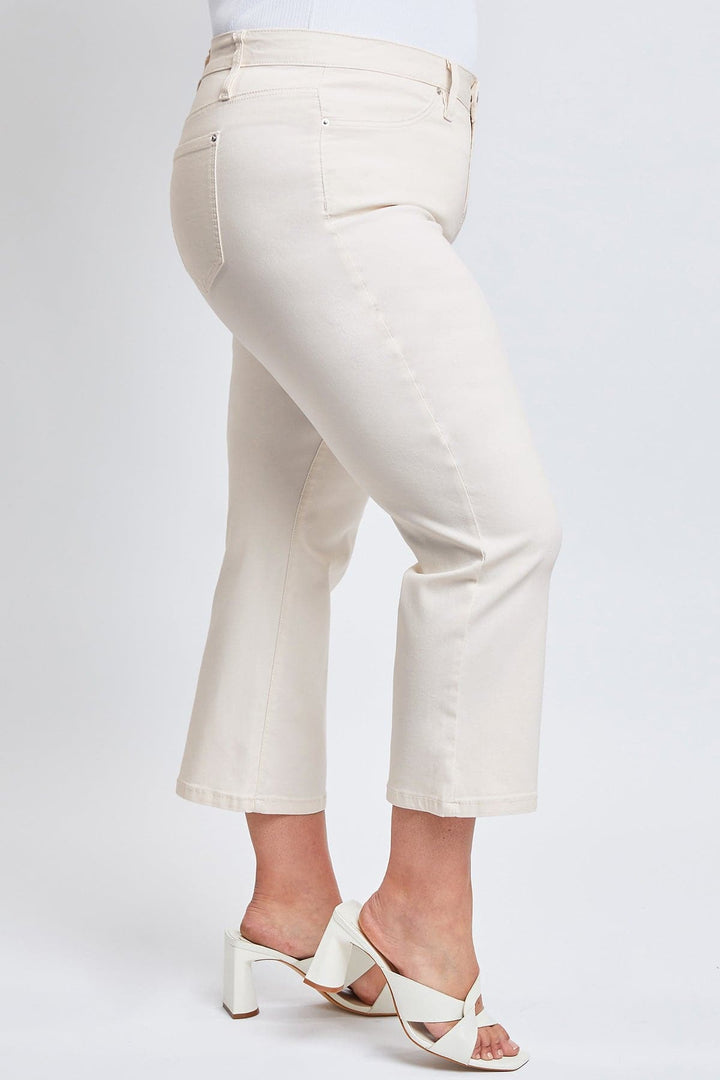 Women's Plus Hyperstretch Cropped Wide Leg Pants