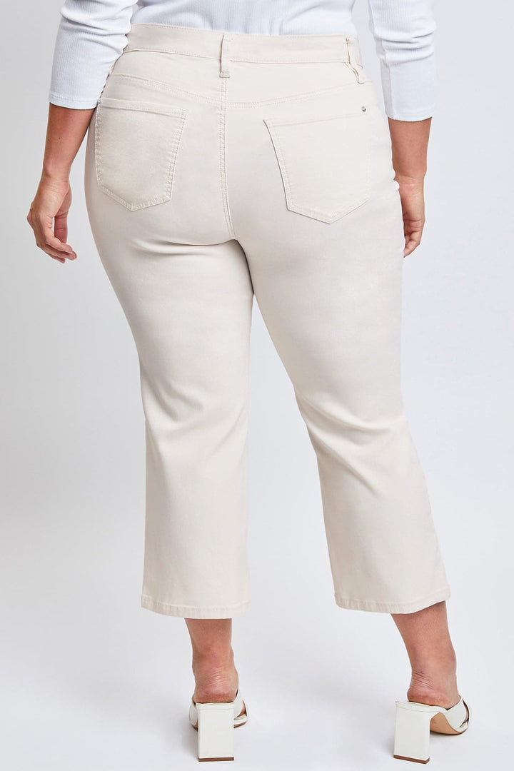 Women's Plus Hyperstretch Cropped Wide Leg Pants