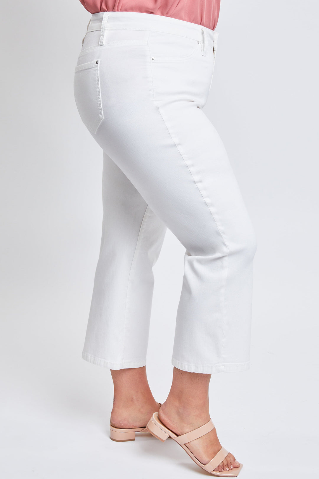 Women's Plus Hyperstretch Cropped Wide Leg Pants