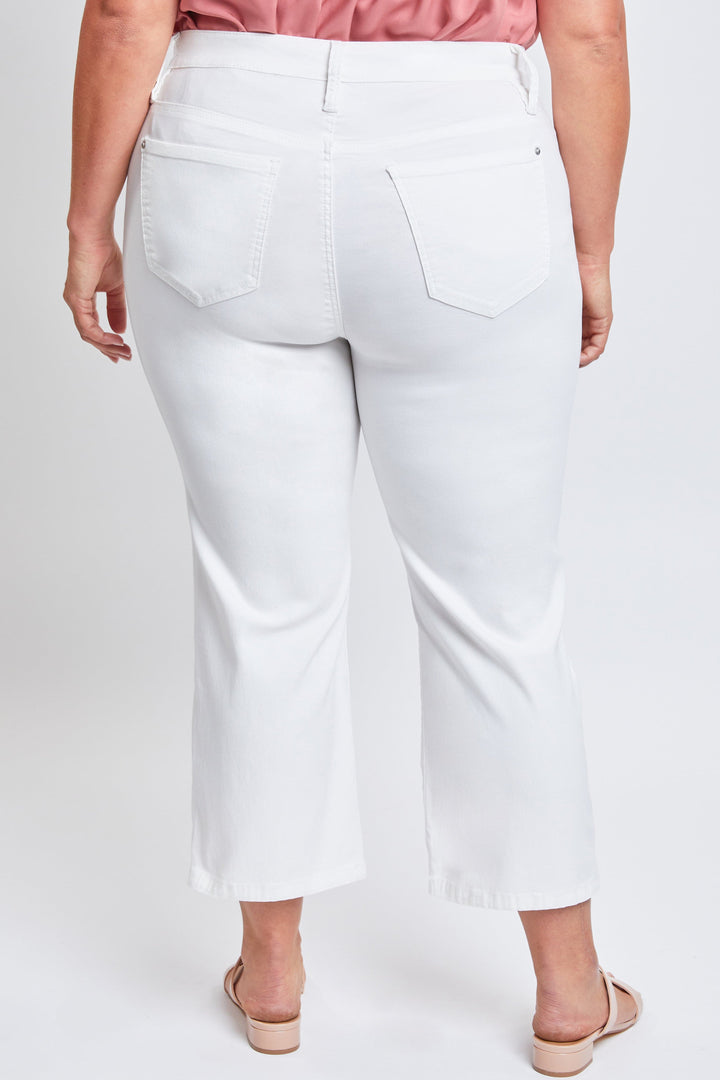 Women's Plus Hyperstretch Cropped Wide Leg Pants
