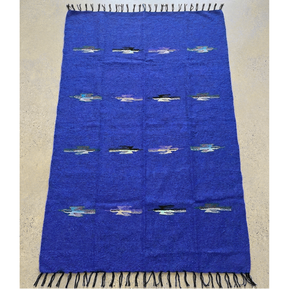 Ocean Blue Baja Thunderbird Blanket
